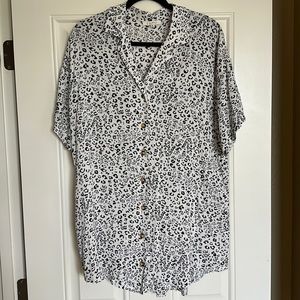 Z Supply short sleeve button down dress. Size XS